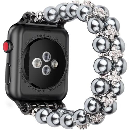 Watch Strap for Apple Watch band 44mm 40mm 38mm 42mm Women Bracelet for iwatch Series 6 5 4 3 2 1 Luxury Strap