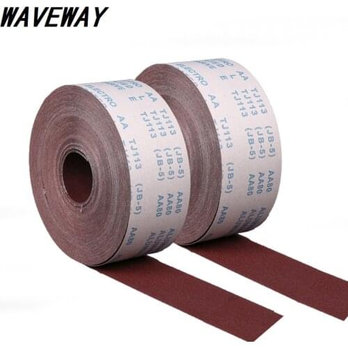 80-600 1 Meter Grit Emery Cloth Roll Polishing Sandpaper For Grinding Tools Polishing Metalworking Dremel Woodworking Furniture