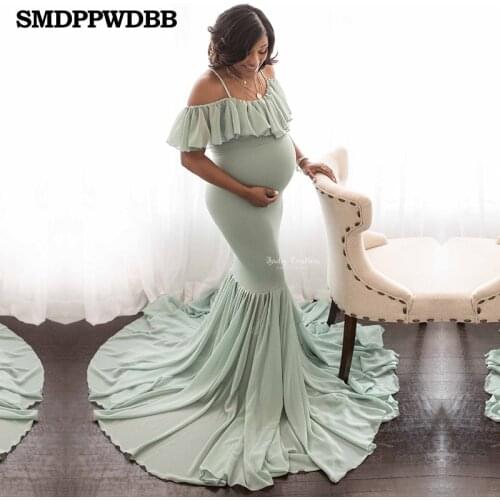 Off Shoulder Maternity Dresses SMDPPWDBB China
