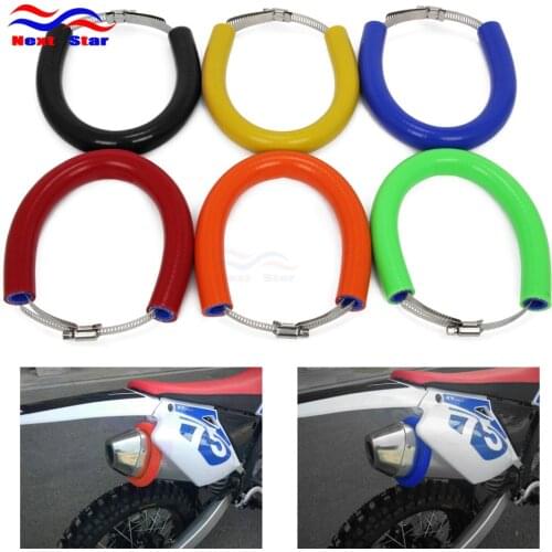Motorcycle Universal Exhaust Pipe Heat Shields For CRF XR EXC EXCF XC XCF SX SXF XCW YZ YZF KX KLX RMZ RMX 250 300 350 400 450