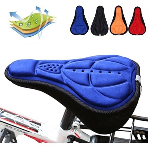 MTB Bicycle Cushion Cover Comfort Ultra Soft Thickened Bicycle Seat 3D Gel Sponge Pad Man Women Outdoor Breathable Bike Cushions