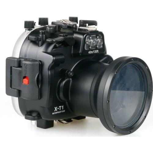 130ft/40m Waterproof Underwater Housing Camera Diving Case for Fujifilm XT1 Fuji X-T1 18-55mm Camera Bag Case Cover