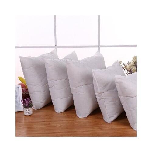 1PC Standard Pillow Cushion Core Cushion Inner Filling Soft Throw Seat Pillow interior Car Home Decor White 40X40CM 45X45CM