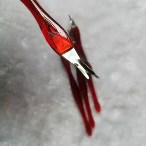 100pcs Stainless Steel Cuticle Fork Pusher Remover, Nail Care Manicure Tool