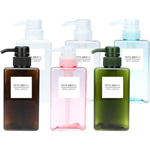 280ml Bathroom Kitchen Liquid Pump Soap Dispenser Portable Travel Shampoo Hand Soap Pump Bottle Container