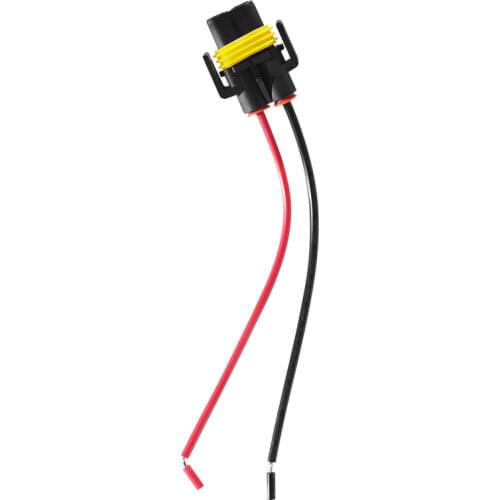 2pcs H8 H11 Wiring Harness Socket Female Adapter 12V Car Auto Wire Connector Cable Plug For HID Headlight Fog Light Lamp Bulb