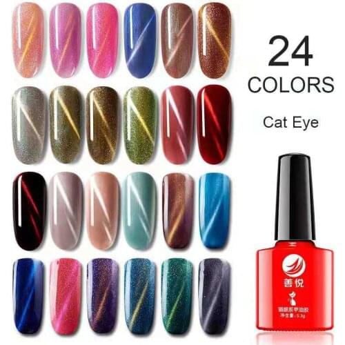 5.3g Gel Polish Set Manicure for Nails Semi Permanent Vernis top coat UV LED Gel Varnish Soak Off Nail Art Gel Nail Polish cat