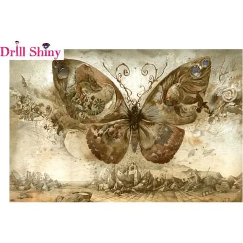 Diamond Embroidery Stone & Butterfly Diamond Mosaic Crafts Square Full Diy Diamond Painting Cross Stitch Rhinestones Needlework