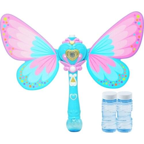 Automatic Fairy Magic Bubble Wand Electric Bubble Machine Childrens Bubble Wand Girl Blowing Bubble Artifact Toy