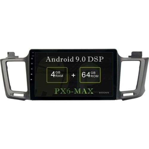 KOOCAVS 10.2" IPS Android 9.0 Car GPS Radio Player for Toyota RAV4 2014 2015 2016 with 4GB+64GB Stereo Multimedia Headunit