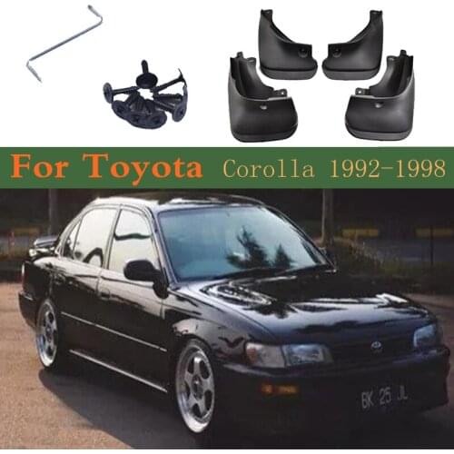 Mudguards Over Fender Mud Flaps splash Guards Car Splash Accessories For Toyota Corolla Sedan AE101 AE102 AE100 1998-1992