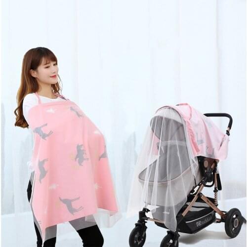 Maternity Women Baby Nursing Covers 2021 New Fashion Postpartum Postnatal Mommy Baby Breast Feeding Cartoon Print Towel Covers