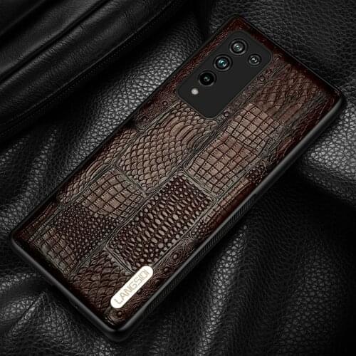 Genuine Leather Case For Honor 10X Lite 9X 8X Note 10 V30 Pro V20 V10 V9 Retro Cover For 10i 20i 30S 30 Pro 20 Pro 10 9 Lite