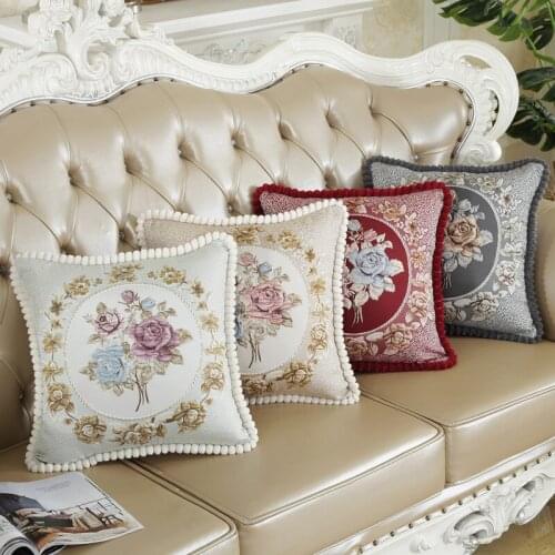 European-style non-slip sofa cushion, winter luxury four seasons universal living room American cushion