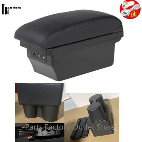 For Citroen C3L armrest box central Store content armres box with USB interface
