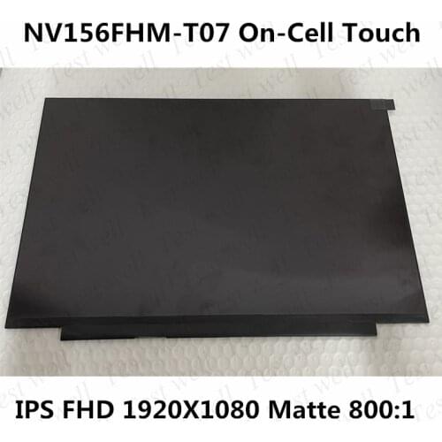 For lenovo ideapad 5-15ARE 81YQ 15.6"inch slim IPS Led Lcd Display Touch Scree NV156FHM-T07 V8.0 R156NWF7 R2 matrix 40 Pins