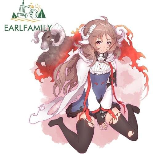 EARLFAMILY 13cm x 9.9cm for Girls In War Car Sticker Motorcycle Car Bumper Stickers Fashion Fine Decal Vinyl Waterproof Decor