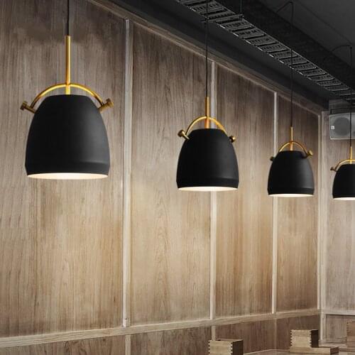 JAXLONG American Retro Cafe Dining Room Pendant Lights Nordic Creative hanglamp lustre Cafe Restaurant Pot Hanging Lamp lighting