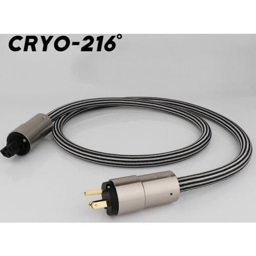 High Quality Krell Pure OCC Power Cord With gold plated US Plug hi-end US AC mains power cable