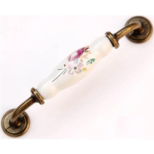 UNILOCKS Ceramic Kitchen Cabinet And Furniture Door Handle(C.C.128mm, 150mm)