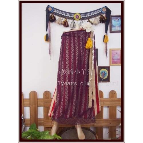 Lace belly dance skirt DAA40