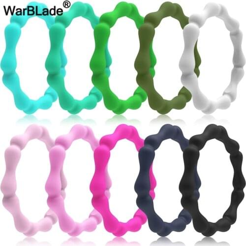 New Fashion 3mm Bamboo Silicone Rings Food Grade FDA Silicone Finger Ring Hypoallergenic Flexible For Women Wedding Rubber Bands