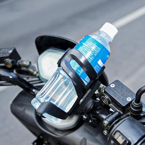 Motorcycle Drink Holder Bike Water Bottle Holder with Metal Clamp for ATV, Motorcycle, Bike, Boat, Stroller, Walker, Wheelchair