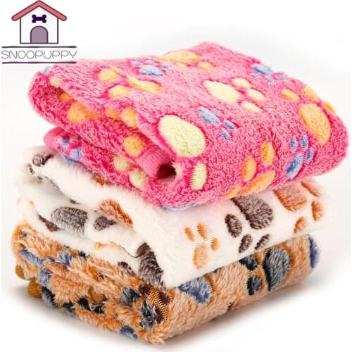 Soft Coral Velvet Dog Pet Cat Blankets Durable Bed Mats For Small Large Dogs Pets Use For Rest Sleep Breathable Blankets YX0004