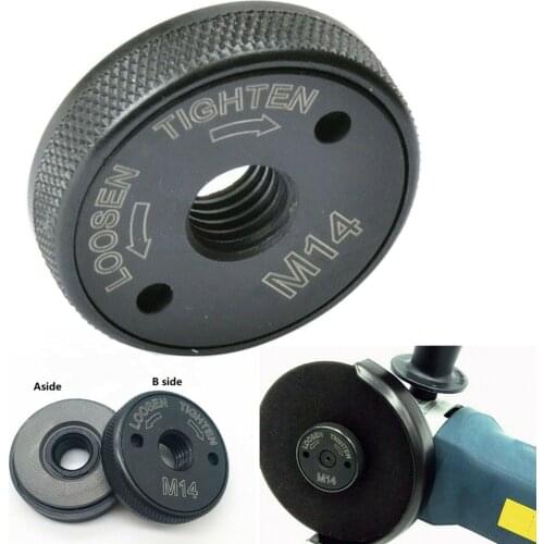 M14 Thread Inner Outer Flange Nut Set Quick Release Nut Power Replacement for Angle Grinders Cutting Machines