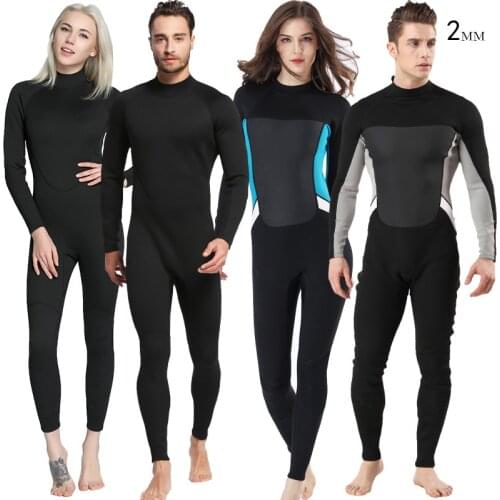Neoprene wetsuit 2MM one-piece wetsuit surfing suit sun protection warm wetsuit swimsuit outdoor