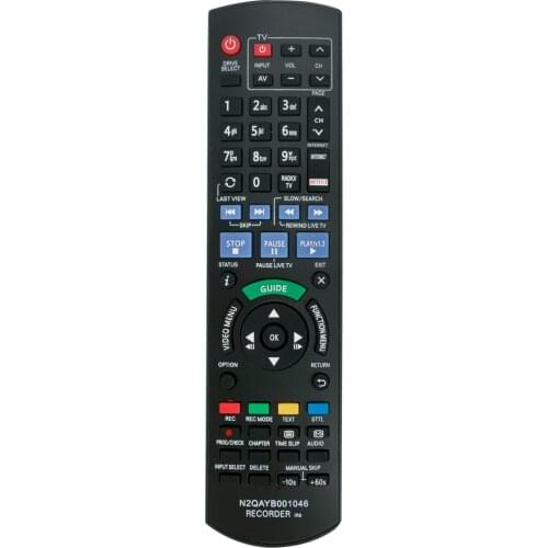 New N2QAYB001046 remote control for PANASONIC DVD Bluray BST950 BST855 BST850 BST755 BST750 BST950 BCT855 BCT850 BCT755 BCT750