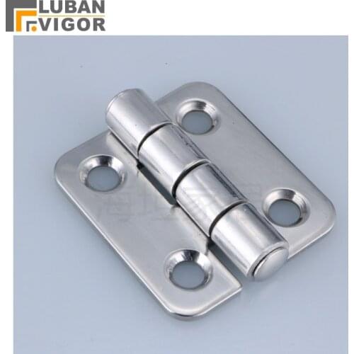 304 stainless steel cabinet hinge 1.5 inch,37*35mm,2mm thickness,mechanical equipment hinged,marine, industrial hinge
