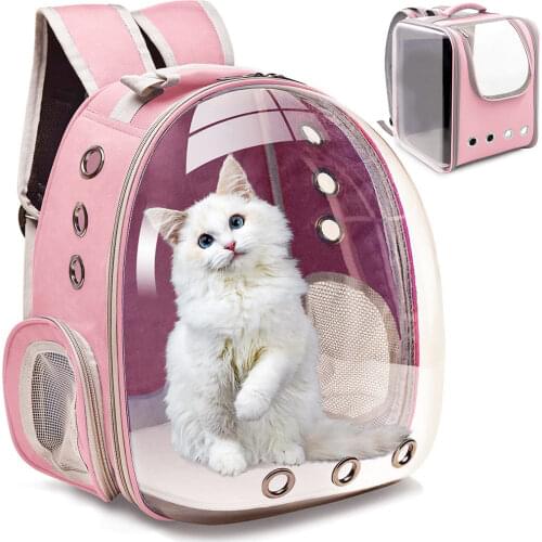 Cat Bag Backpack Carrier Bag for Cat Dog Rabbit Animal Transport Space Portable Breathable Outdoor Travel Bag Backpack