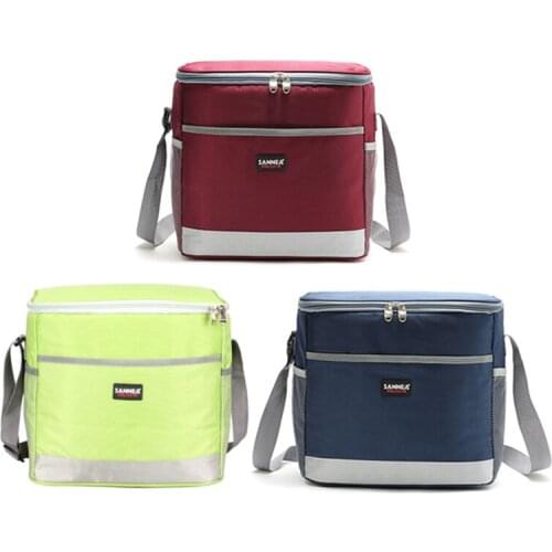 Picnic Bags Outdoor Camping Multi Waterproof Student Lunch Bag Adjustable Shoulder Strap Carrying Lunch Box For Adults