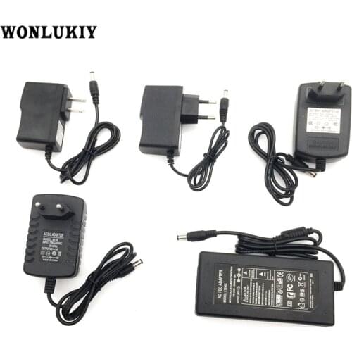 DC5V DC12V DC24V LED Power Supply Adapter 1A 2A 3A 4A 5A 6A 7A 8A 10A Led Strip Lamp Lighting Transformers LED power driver plug