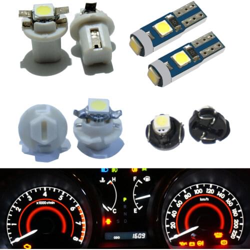 T3 T4.2 T4.7 T5 B8.3 B8.4 B8.5 LED Car light Bulb Luces LED Para 1 LEDs 1210 5050 SMD Auto Interior Side light 10pcs of pack