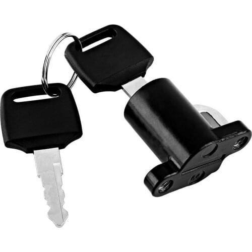 Motorcycle Helmet Lock Hanging Hook Helmet Locks With 2pcs Key Motorcycle Helmet Lock Set For Motorcycles Motorbikes Scooters
