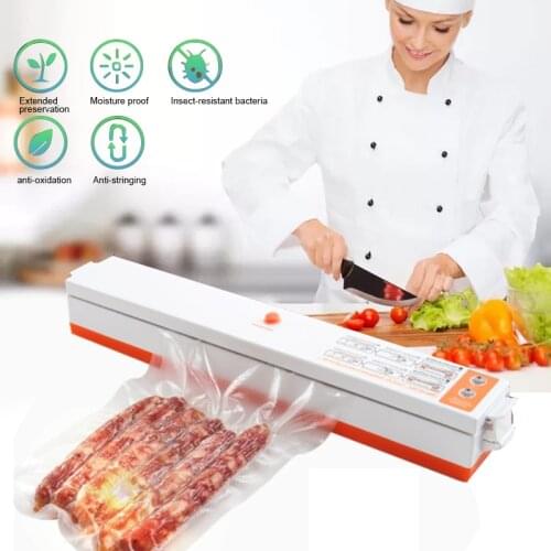 100pcs Kitchen Food Vacuum Bag Vacuum Plastic Storage Bag Food Vacuum Sealer Packaging Machine Household Sealer