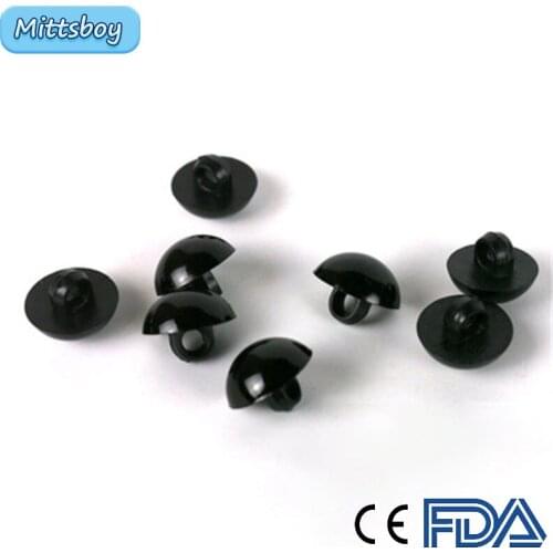 12Pcs 8-15MM Plastic Safety Eyes Plush Eyes Craft DIY For Teddy Bear Stuffed Toy Snap Accessories Animal Puppet Doll Craft Toy