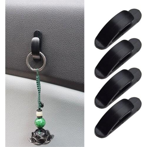 4Pcs Universal Durable Vehicle Hangers Auto Car Rubbish Bag Mini Hook Holder