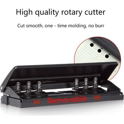 6 Holes Puncher Punch Office Binding Supplies Student Stationery Equipment Tool