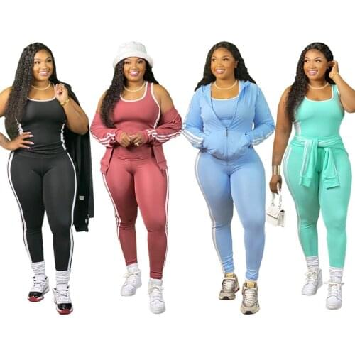 87U7100 Autumn Winter Women Outdoor Casual Home Solid Sports Jumpsuit Playsuit Rompers and Coat Plus Size Hot