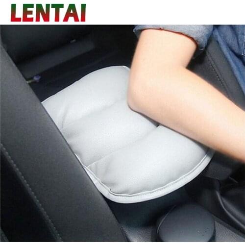 LENTAI Car Auto Armrests Cover Arm Rest Seat Box Soft PU Mat For Citroen C4 C5 Kia Cerato Sorento Ceed Opel Astra H J G Insignia