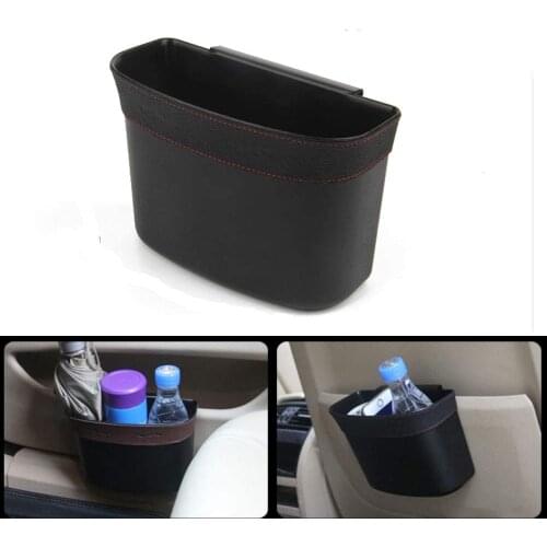 Car Trash Can, Plastic Garbage Bin, Absolutely Best Waste Rubbish Litter Container for Vehicle Office Study Room