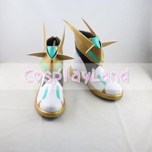 Xenoblade Chronicles 2 Mythra Cosplay Boots Shoes Women Costume Customized Accessories Halloween Party Shoes
