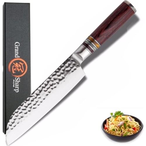 Damascus Kitchen Knife 6.7 Inch Japanese Santoku vg10 Damascus Steel Best Japanese Chef Knife Fillet Sashimi Sushi Tools Knives