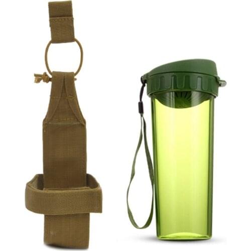 Outdoor Tactical Nylon Webbing Water Bottle Hang Buckle New Of Powerful Camping Tools