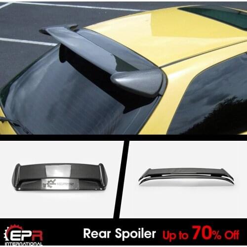For Honda EK Civic Type-R Carbon Glossy Rear Spoiler Wing Exteior kits