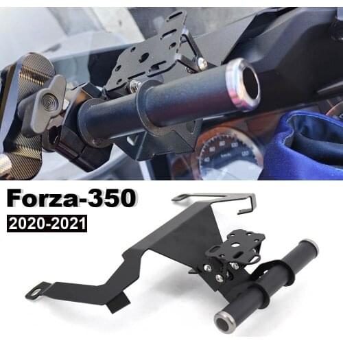 For Honda FOR Forza350 2020 2021 Motorcycle FOR Forza-350 Phone Holder Stand GPS Navigator Plate Bracket