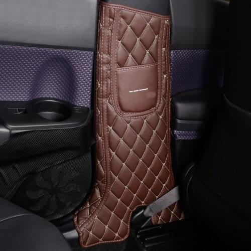 My Good Car Interior Protector Side Edge Protection Pad Door B Pillar Anti-kick Mats For Toyota C-HR 2017 2018 car Accessories
